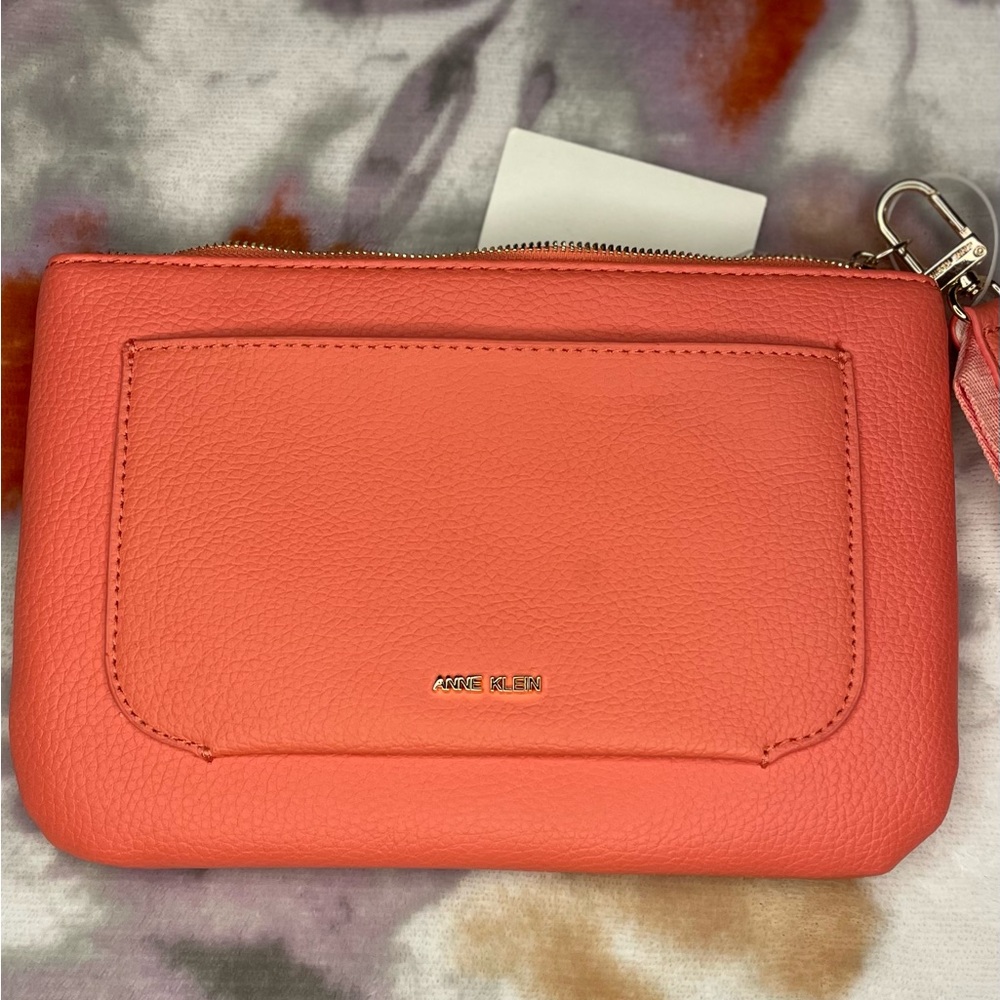 Anne Klein Wristlet in Persimmon